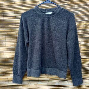 For The Republic Gray Crewneck Long Sleeve Sweater -  XS